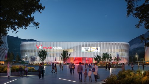 Architecture de CCHE pour Sierre Arena Suisse