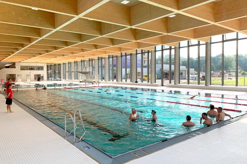 Actualité de CCHE pour l'inauguration de la piscine de Marly