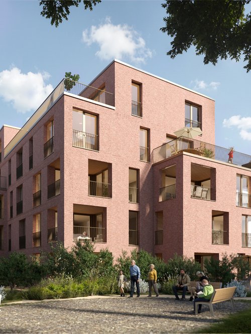 Architecture de CCHE pour les jardin de Prilly à Lausanne