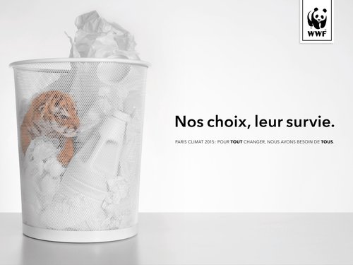 Affiche de CCHE Design pour WWF