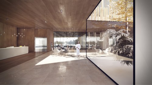 Architecture d'intérieur de CCHE pour le hameau de la Moubra Suisse