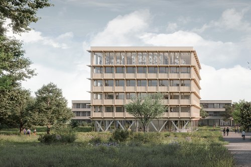 Architecture de CCHE pour le Concours extension de l'école de Lullier Nyon Suisse
