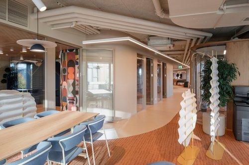 Architecture de CCHE pour la résidence étudiante "Omestay" de l'îlot "Les Atmosphères" du Quartier de l'étang à Vernier Genève Suisse