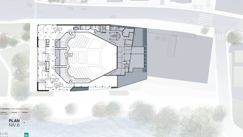 Architecture de CCHE pour le Centre de congrès 2m2c à Montreux Suisse 6
