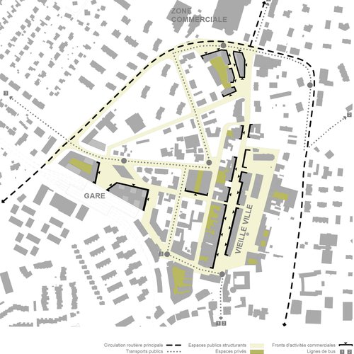 Urbanisme de CCHE du bâtiment de logements La Toula Suisse