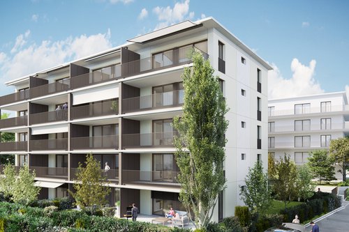 Architecture de CCHE pour le projet de logements en PPE Jules-Cougnard Suisse