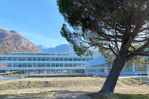 Fin des travaux pour le collège les dents du midi à AIgle Suisse