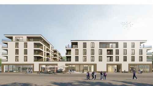 Urbanisme et Architecture de CCHE pour le quartier Ancienne Papeterie à Marly Suisse