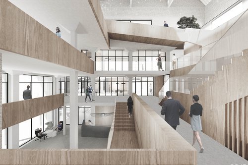 Architecture d'intérieur CCHE pour les bureaux Incyte à Morges