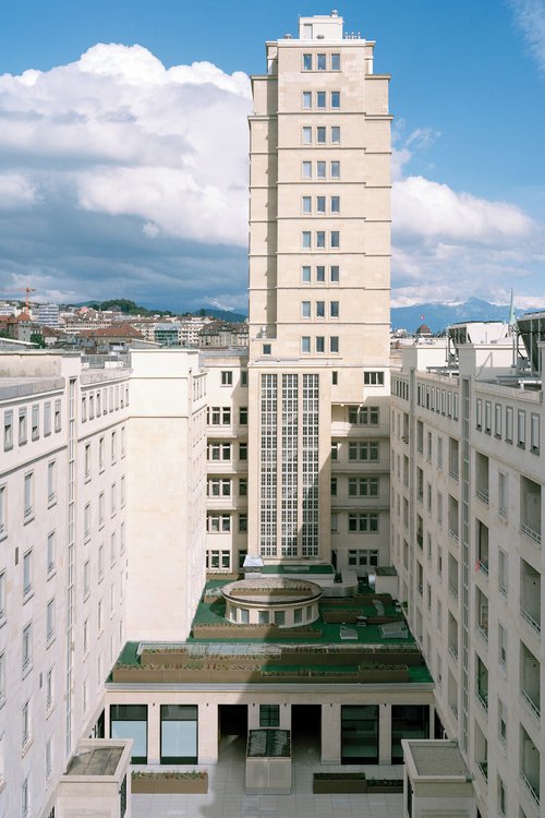 © Joël Tettamanti Rénovation de CCHE de la façade du Complexe Bel-Air Suisse