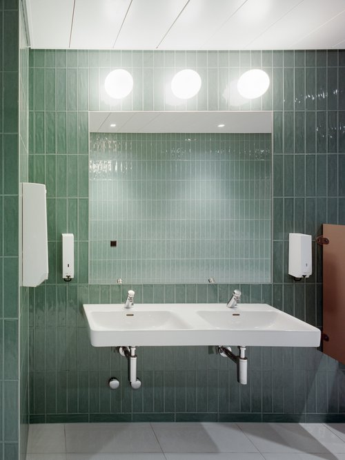 Architecture de CCHE pour l'école de Pont-Rouge à Lancy Genève Suisse