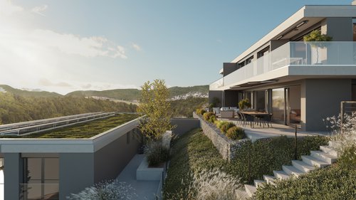 Architecture de CCHE pour les terrasses du Bois de Chênes Suisse