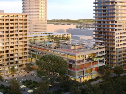 Urbanisme et architecture pour le concours Sonnentalstrasse 8