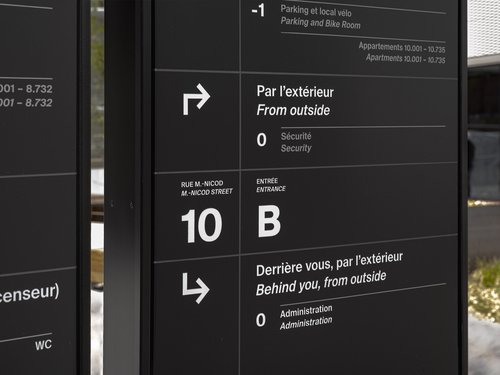 Signalétique de CCHE pour REGM
