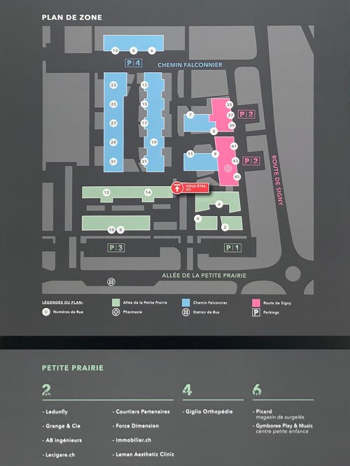 Signalétique de CCHE pour La Petite Prairie