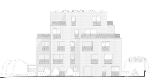 Architecture de CCHE pour les jardin de Prilly à Lausanne
