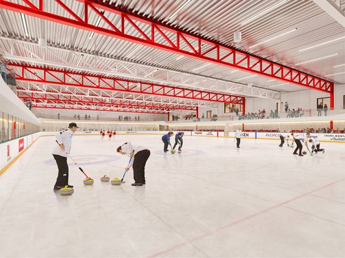 Architecture de CCHE pour Sierre Arena Suisse