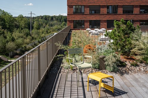 Urbanisme et Architecture de CCHE pour le quartier Ancienne Papeterie à Marly Suisse