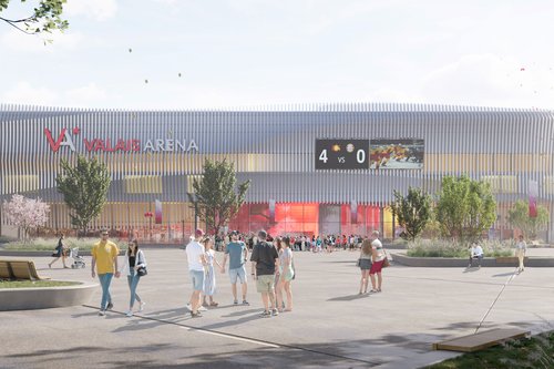 Architecture de CCHE pour Sierre Arena Suisse