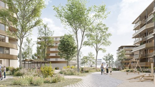 Concours d'architecture de CCHE pour les Tuileries 1 à Epalinges Suisse