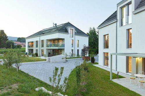 © Thomas Jantscher Architecture et réalisation du quartier Le Petit Vignoble à Vich Suisse