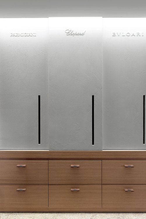 Architecture d'intérieur de CCHE de la Bijouterie Guillard Suisse