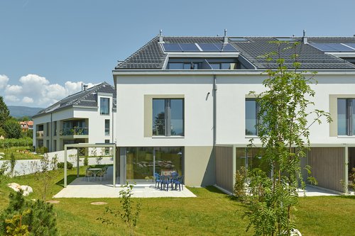 Architecture et réalisation du quartier Le Petit Vignoble à Vich Suisse