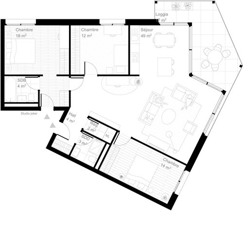 Architecture de CCHE pour Common Ground Moudon Suisse