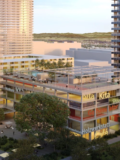 Urbanisme et architecture pour le concours Sonnentalstrasse 8