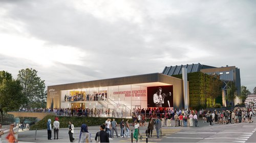 Architecture de CCHE pour le Centre de congrès 2m2c à Montreux Suisse