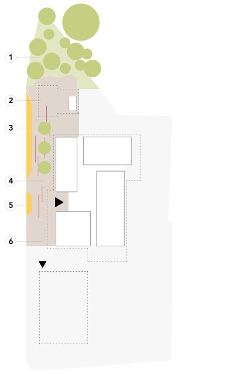 Architecture de CCHE pour le concours de l'école de Siviriez Suisse