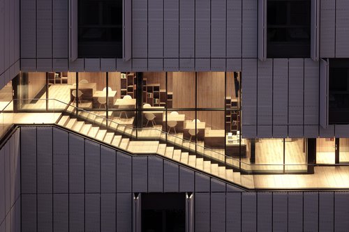 Architecture de CCHE pour La Résidence étudiante du Grand Morillon Suisse