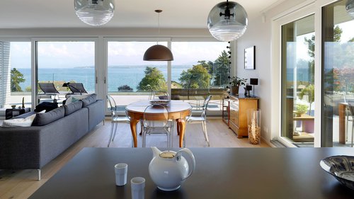 Architecture d'intérieur de CCHE de la Maison du Léman Suisse