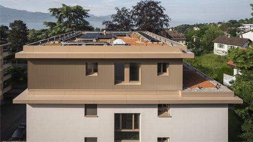 © Hiris Images Transformation de CCHE pour Boulevard de la Forêt 1 Pully Suisse