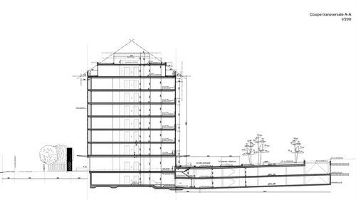 Architecture de CCHE du bâtiment administratif The Gateway Suisse