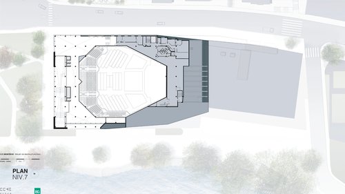 Architecture de CCHE pour le Centre de congrès 2m2c à Montreux Suisse 7