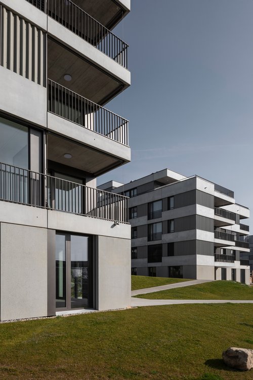 © Hiris Images Architecture de CCHE pour le Quartier Ley Outre à Crissier Suisse