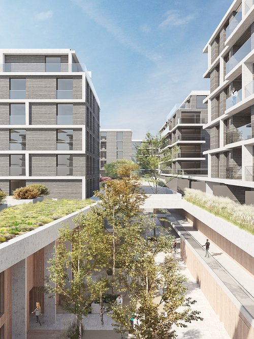 Urbanisme de CCHE pour le concours de Bella Vista Suisse