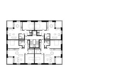 Architecture de CCHE pour le quartier Ancienne Papeterie à Marly Suisse
