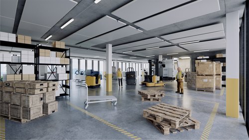 Architecture de CCHE pour Polyprime à Villars-Sainte-Croix Suisse