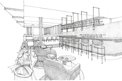 Projet intérieur de CCHE pour l'Hôtel des Horlogers Audemars Piguet en Suisse