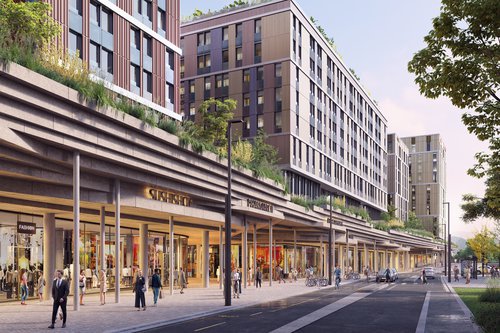 Architecture de CCHE pour Les Atmoshères du Quartier de l'étang à Vernier Genève Suisse