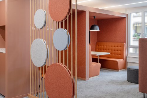 Architecture d'intérieur de CCHE pour le projet Kessler à Lausanne Suisse