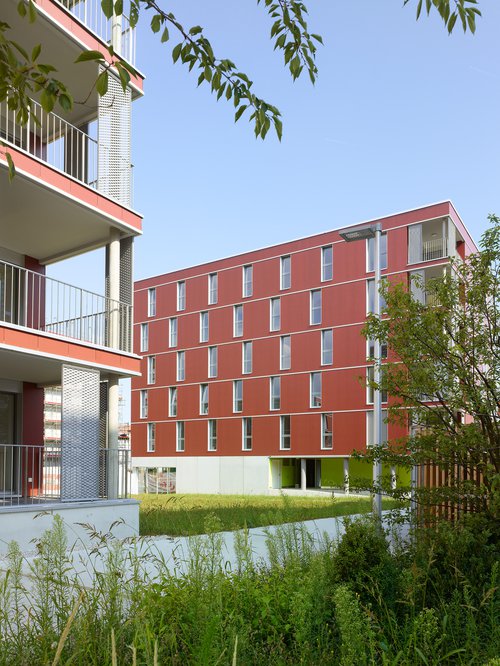 © Thomas Jantscher Architecture de CCHE pour l'éco quartier d'habitation Eikenott Suisse