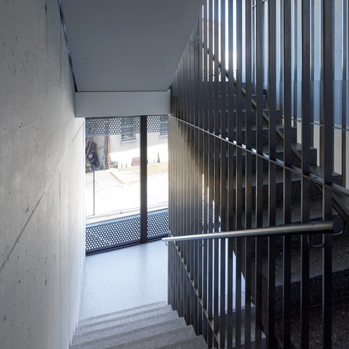 © Thomas Jantscher Architecture de CCHE du bâtiment administratif Flumeaux 41 Suisse