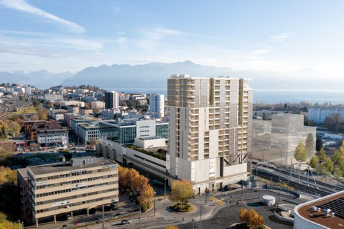 Architecture de CCHE pour Malley Phare Suisse