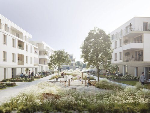 Concours de CCHE pour l'Ecoquartier Record à Echallens Suisse