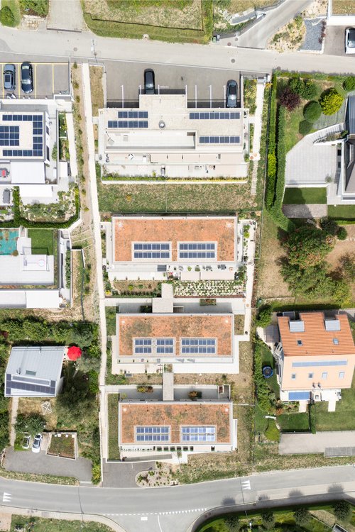 Architecture de CCHE pour les terrasses du Bois de Chênes Suisse