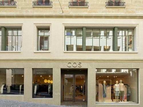 © Thomas Jantscher Transformation et Rénovation de CCHE d'un bâtiment à la rue de Bourg à Lausanne Suisse