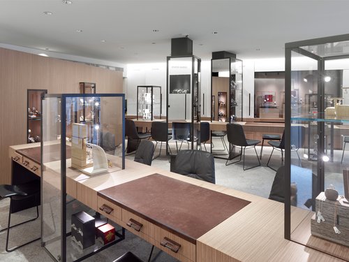 Architecture d'intérieur de CCHE de la Bijouterie Guillard Suisse